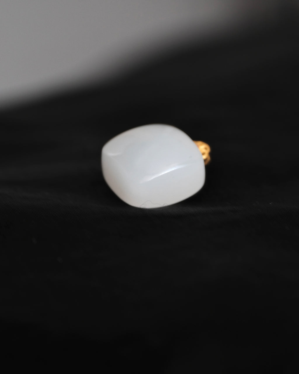 Balanced Square – Hetian White Jade Pendant