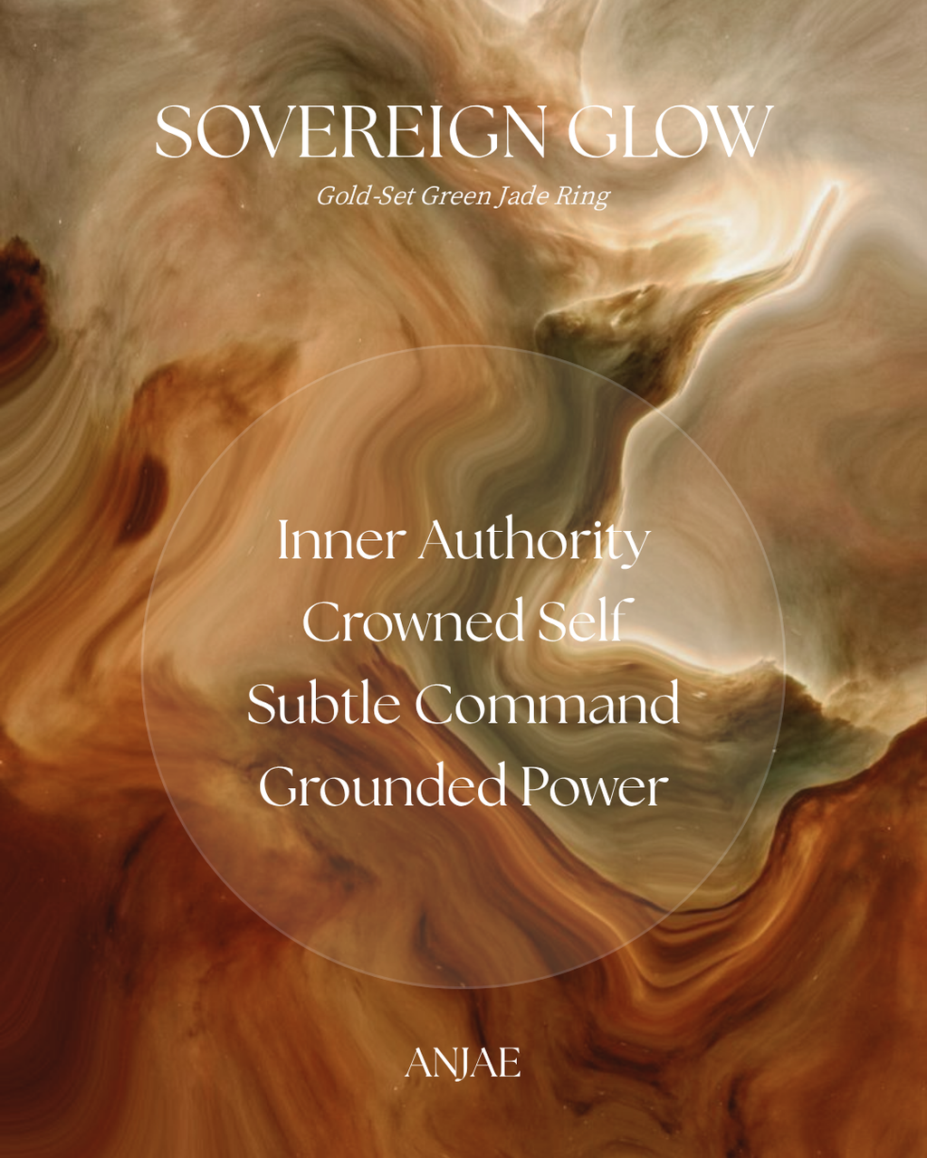 Sovereign Glow – Gold-Set Green Jade Ring