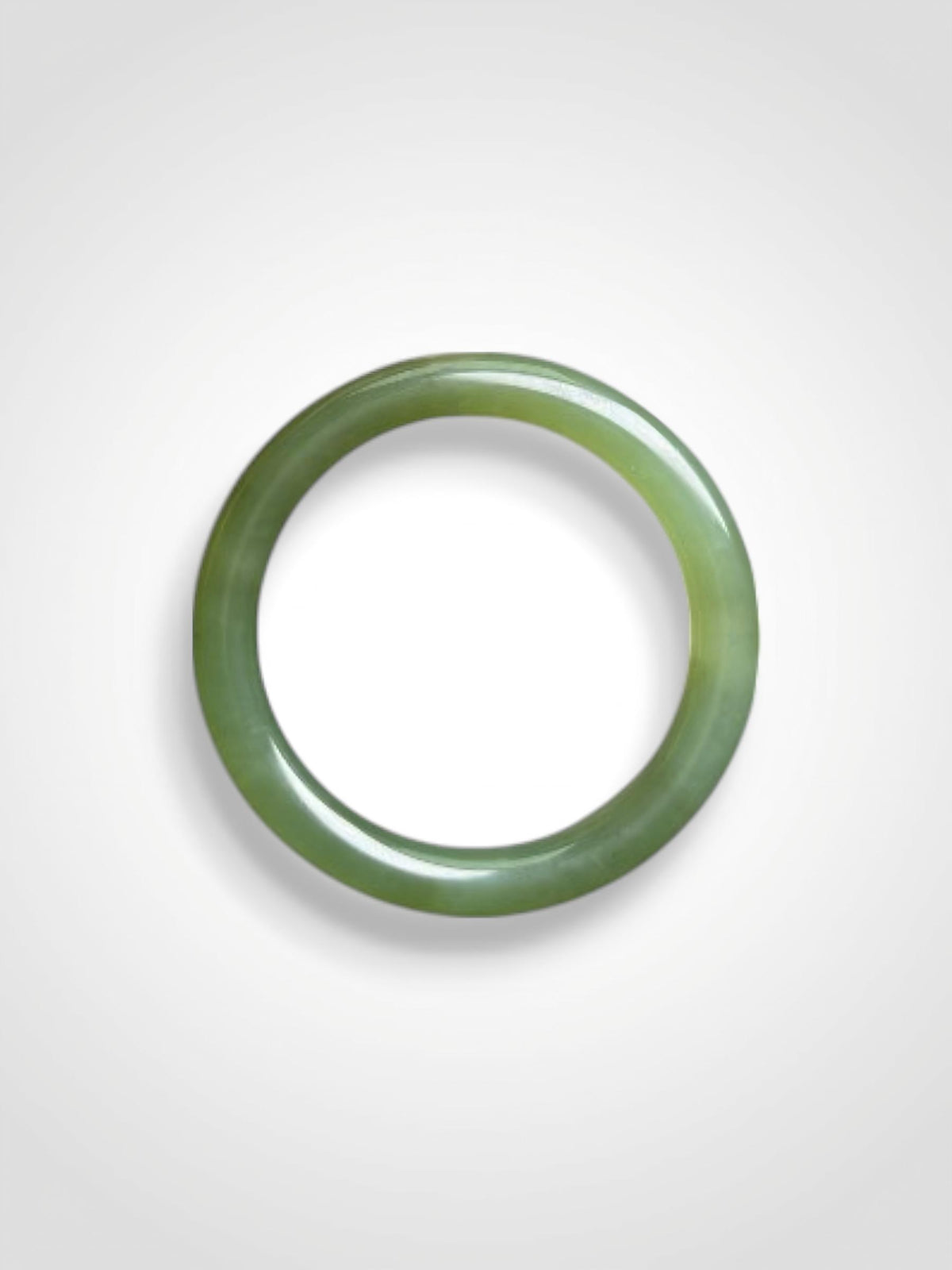 Origin · Silent Ridge Dark Green Nephrite Jade Bangle