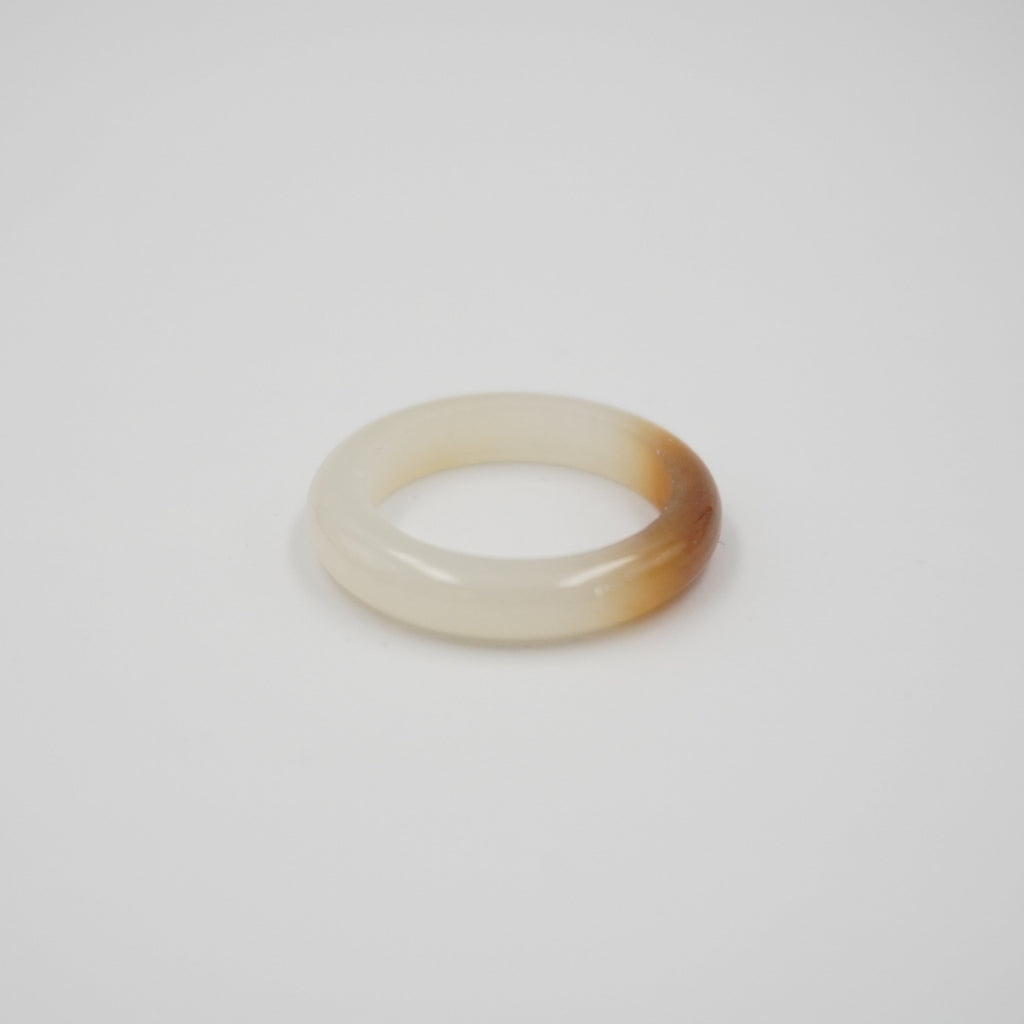 Amber Still – Honey Jade Ring