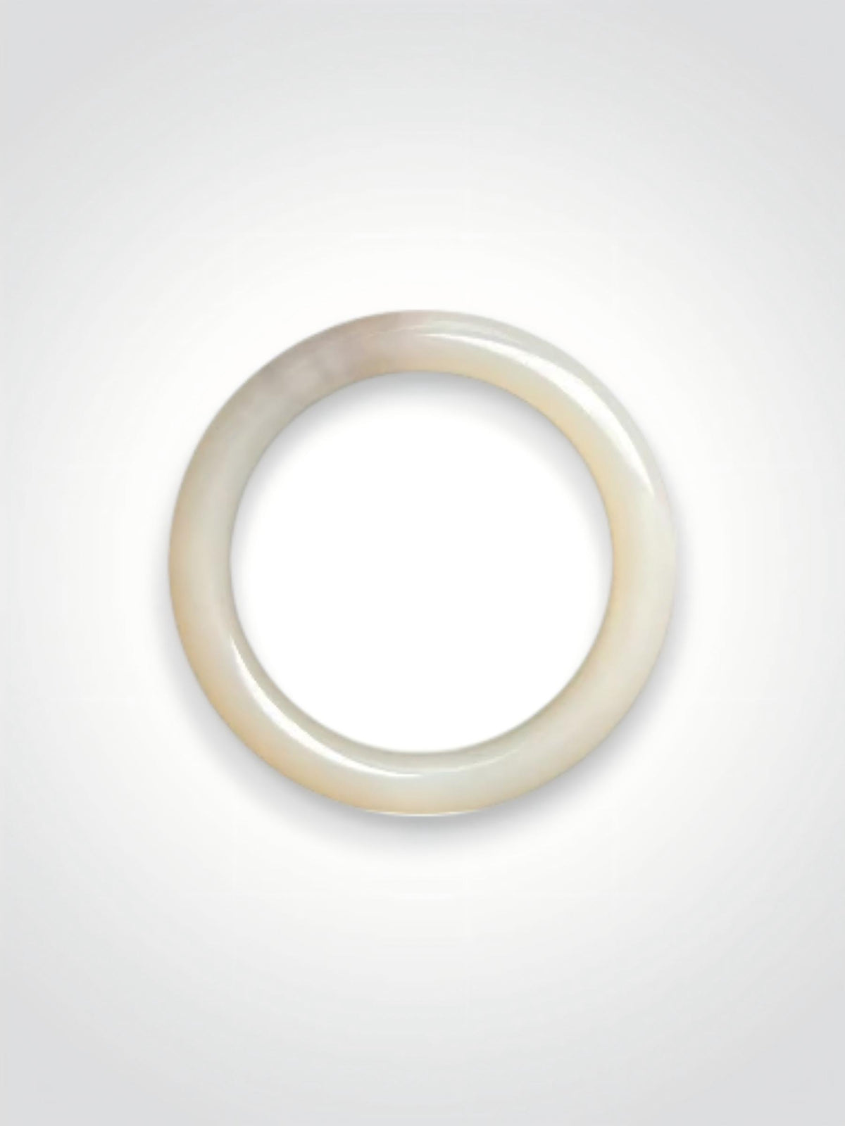 Origin · Cloudlight White Nephrite Jade Bangle