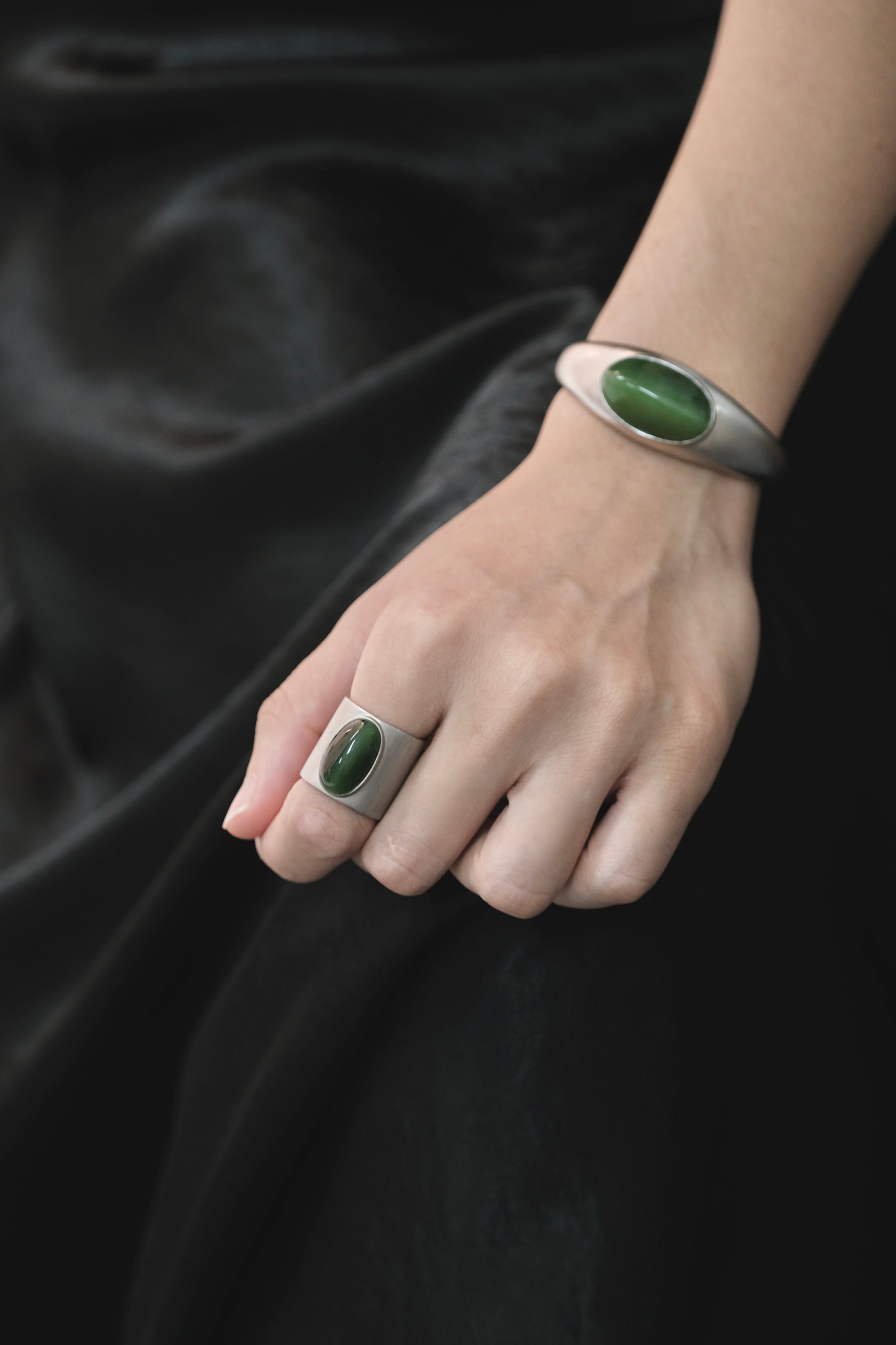 Cat’s Eye Jade Ring