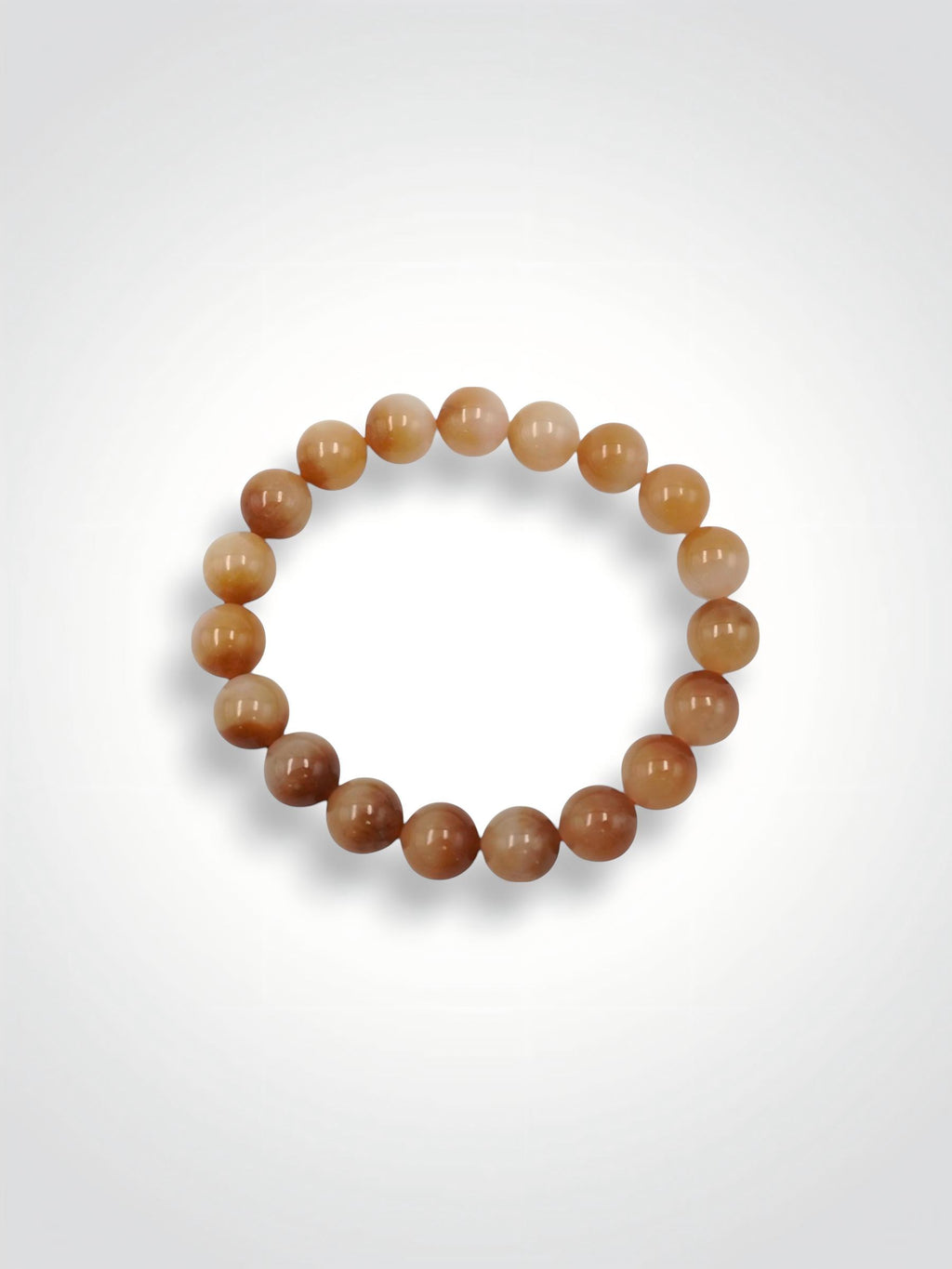 Amber Still – Honey Jade Bead Bracelet