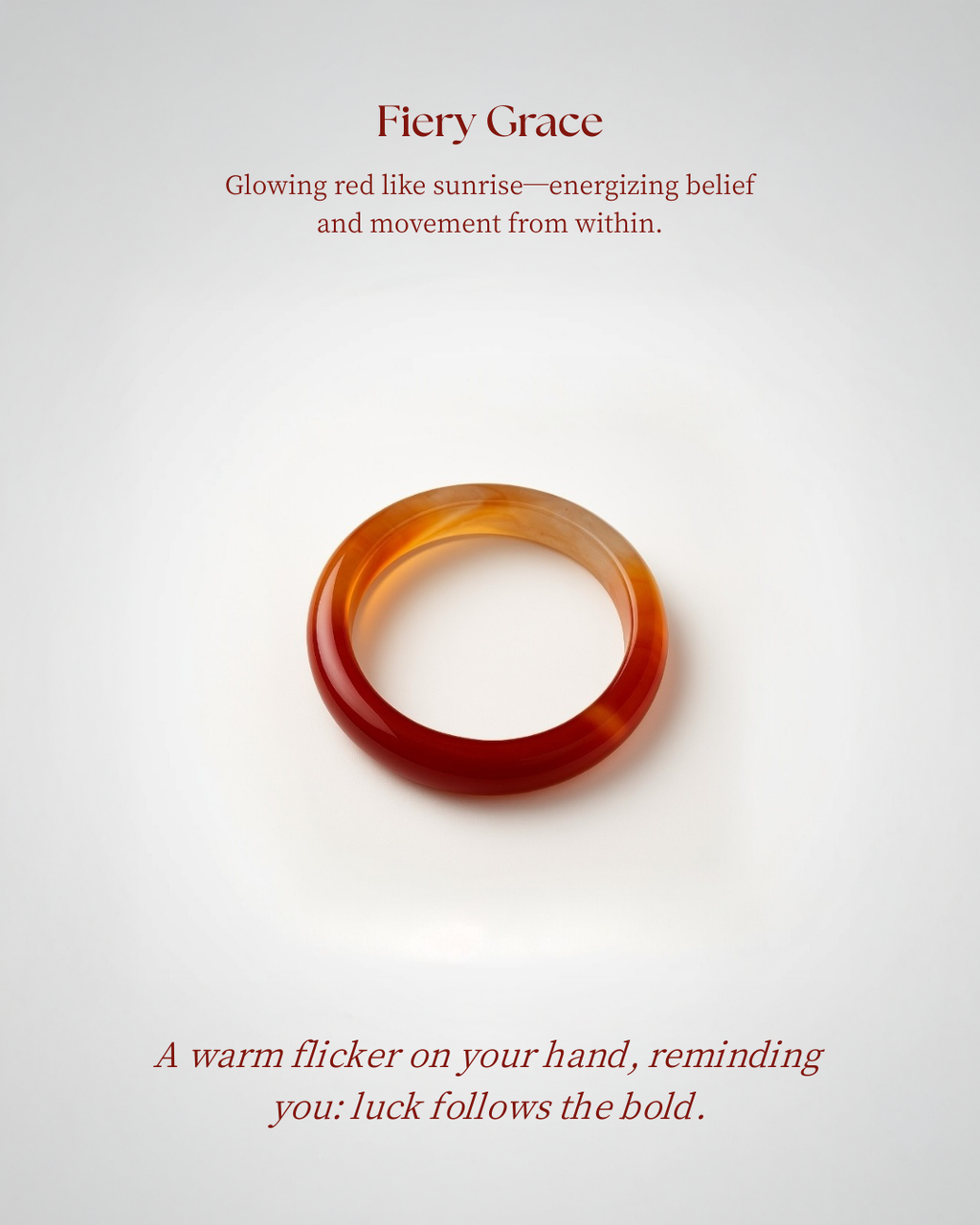 Fiery Grace – Carnelian Agate Ring
