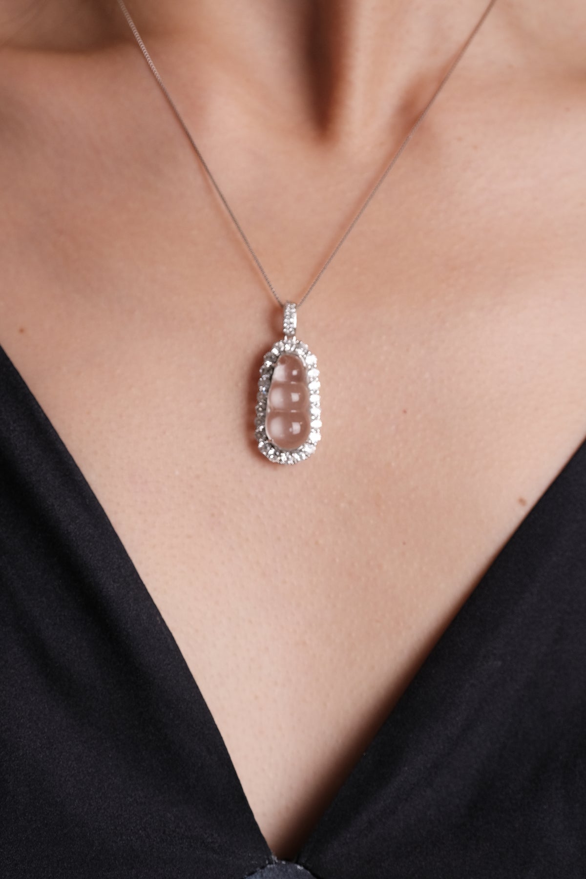 Shining · Afterglow Albite Jade Necklace