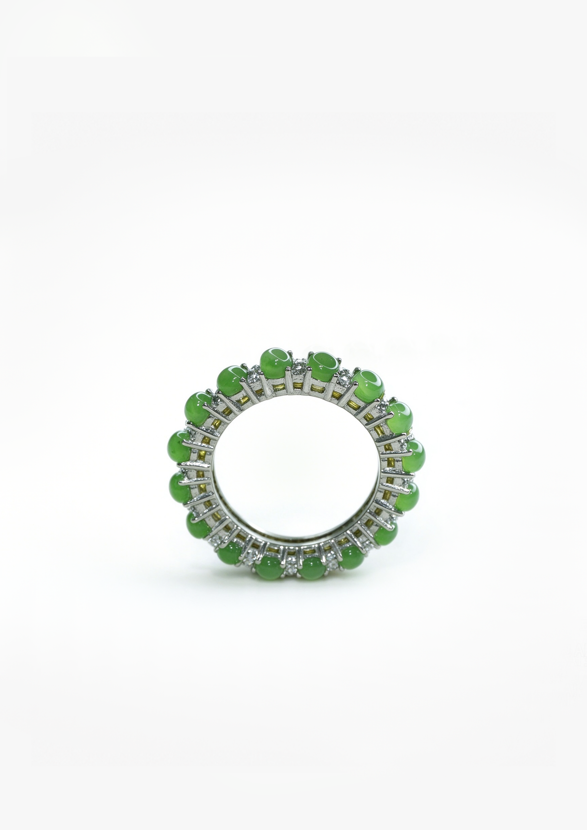 Yùn · Turning Circle Convertible Ring Pendant on white background