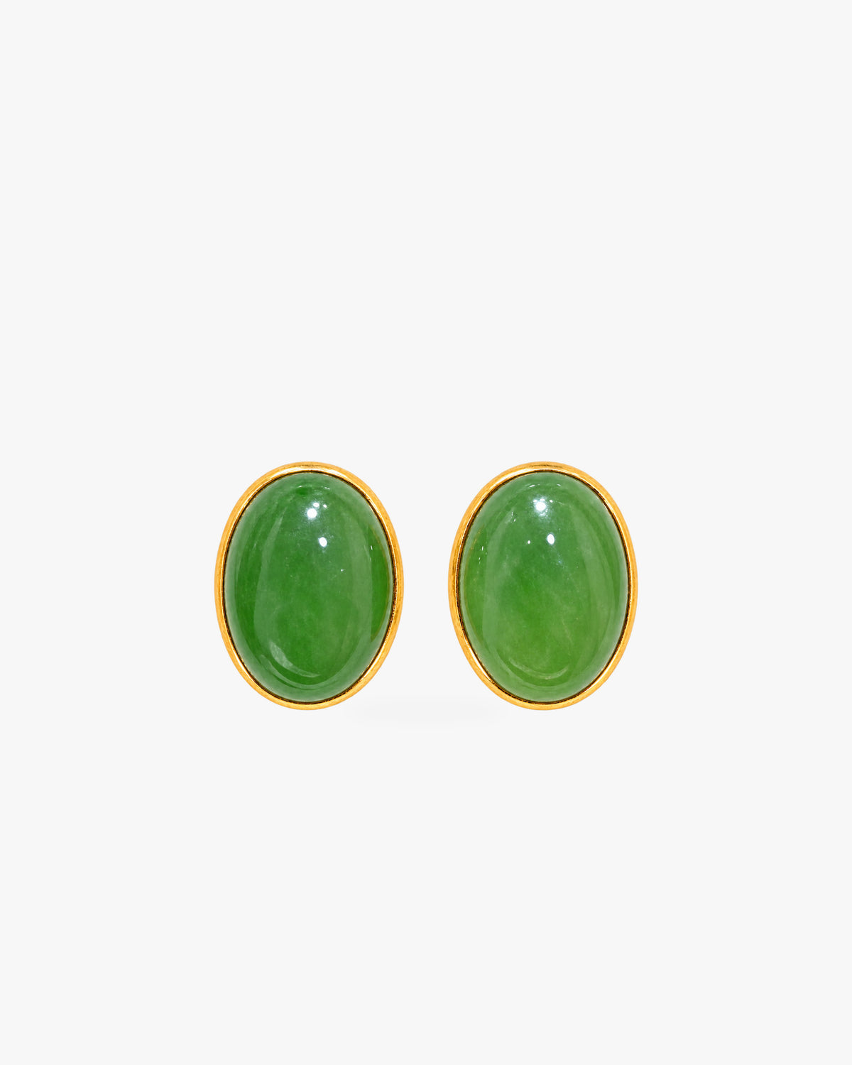 Yùn · Still Orbit Stud Earrings on white background